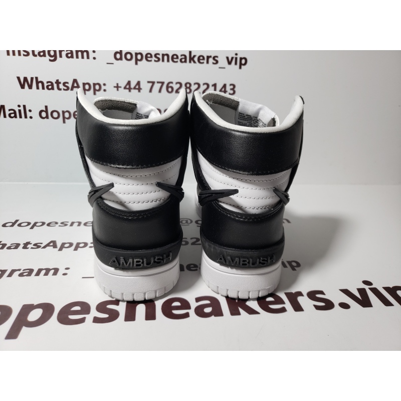 AMBUSH X Dunk High 'Black' CU7544-001