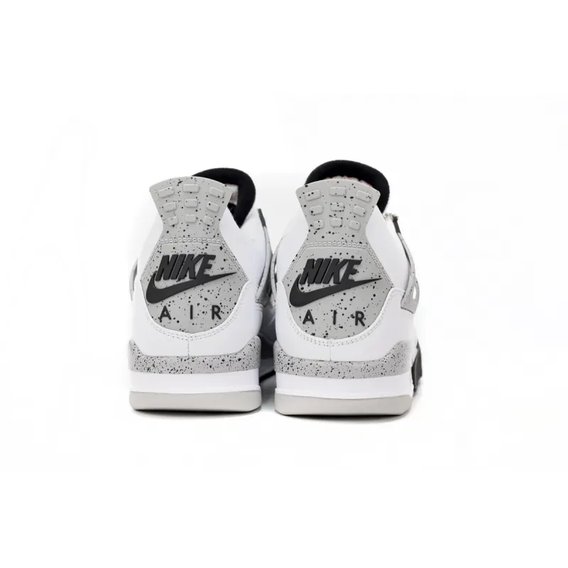 Air Jordan 4 Retro White Cement 840606-192(Best Quality）
