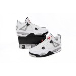 Air Jordan 4 Retro White Cement 840606-192(Best Quality）