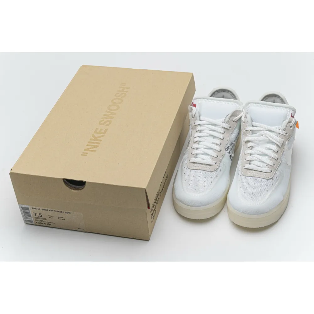 OFF White X Air Force 1 Low White AO4606-100