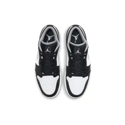 Air Jordan 1 Low Black White Grey 553558-040 02