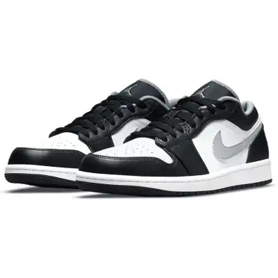 Air Jordan 1 Low Black White Grey 553558-040 01