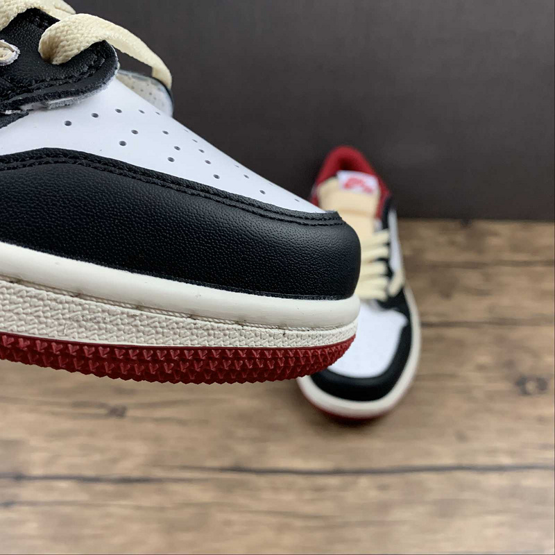 Fragment x Travis Scott x Air Jordan 1 TS White Black University Red CQ4278-088