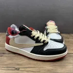 Fragment x Travis Scott x Air Jordan 1 TS White Black University Red CQ4278-088