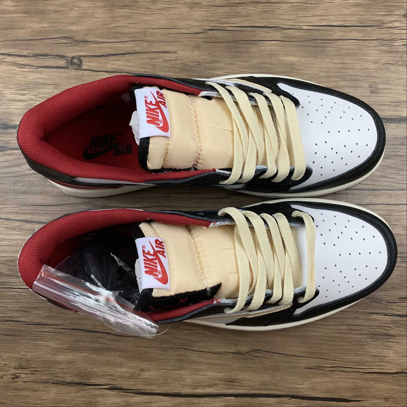 Fragment x Travis Scott x Air Jordan 1 TS White Black University Red CQ4278-088