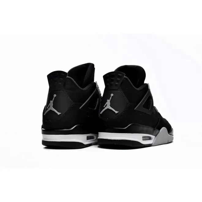 Air Jordan 4 Retro Black Canvas DH7138-006(Top  quality )