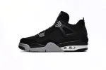 Air Jordan 4 Retro Black Canvas DH7138-006(Top  quality )