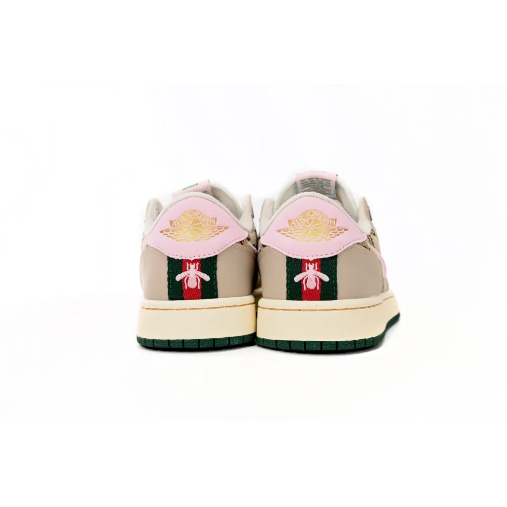 Air Jordan 1 Low Gucci Powder AV3918-398