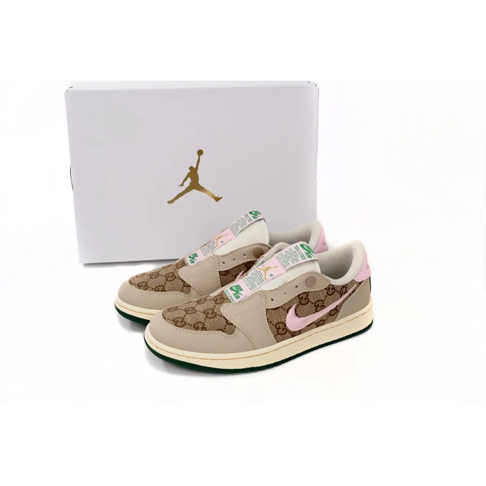 Air Jordan 1 Low Gucci Powder AV3918-398