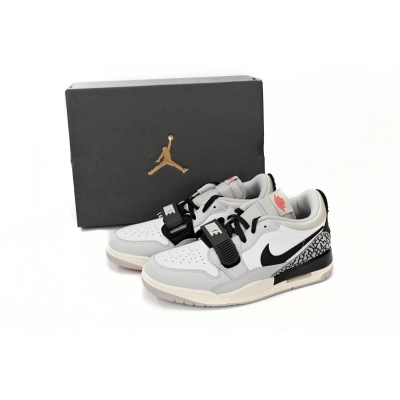 Jordan Legacy 312 Low Tech Grey Fire Red Black CD7069-101 02