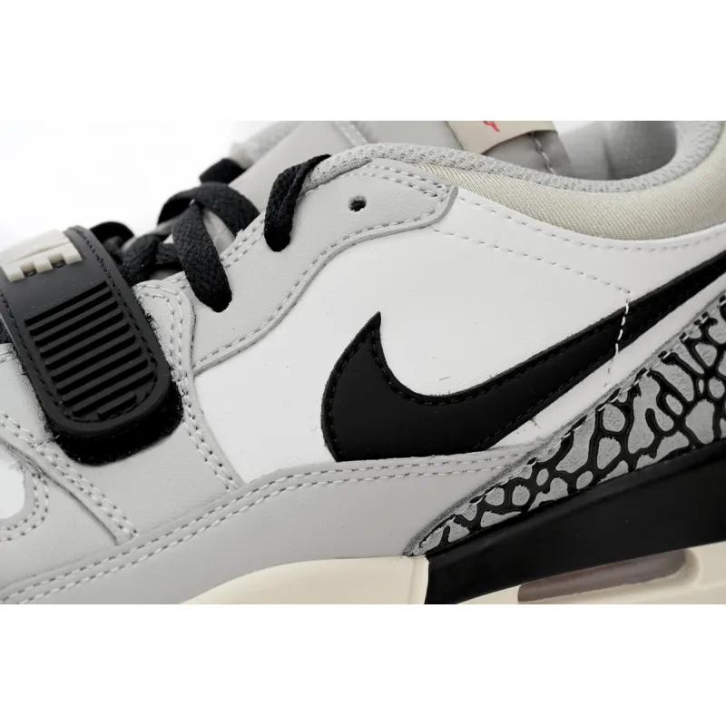 Jordan Legacy 312 Low Tech Grey Fire Red Black CD7069-101