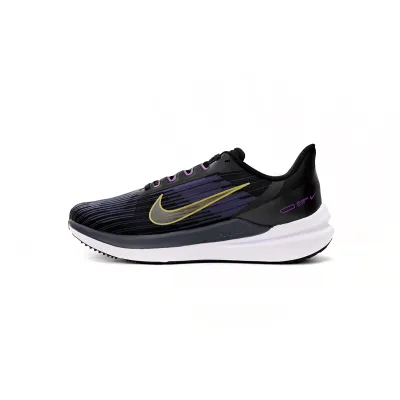 Nike Air Winflo 9 Black Blue and Yellow DD6203-007 01
