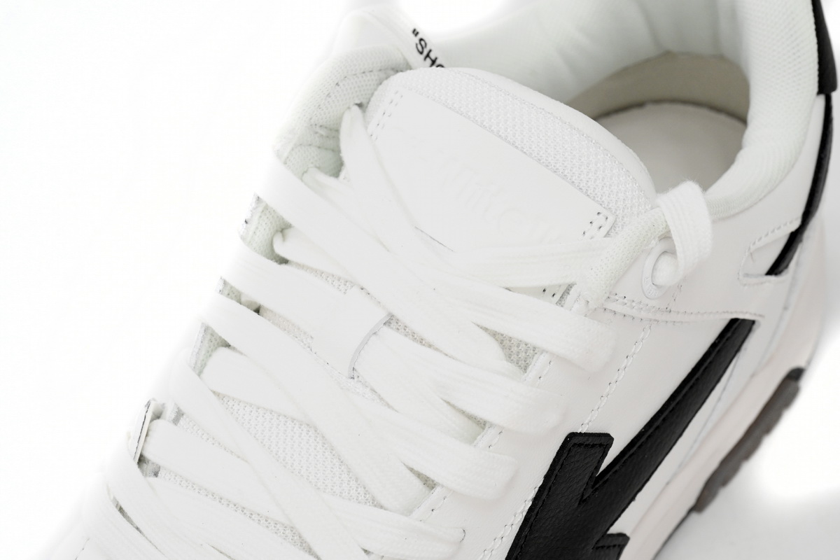 OFF-WHITE Out Of Office OOO 30 MM Low Tops Black White Blue OMIA189C99LEA0040110