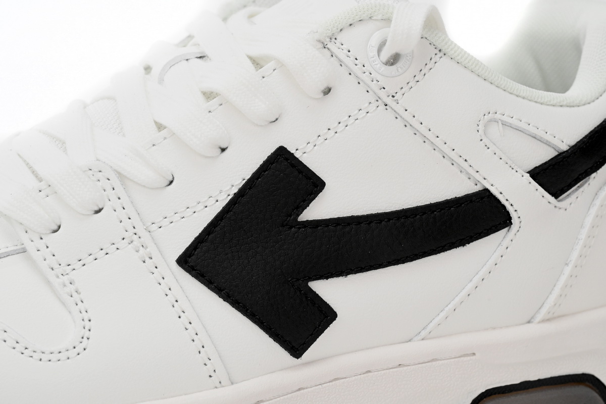 OFF-WHITE Out Of Office OOO 30 MM Low Tops Black White Blue OMIA189C99LEA0040110