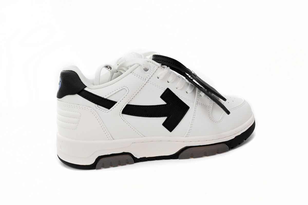 OFF-WHITE Out Of Office OOO 30 MM Low Tops Black White Blue OMIA189C99LEA0040110