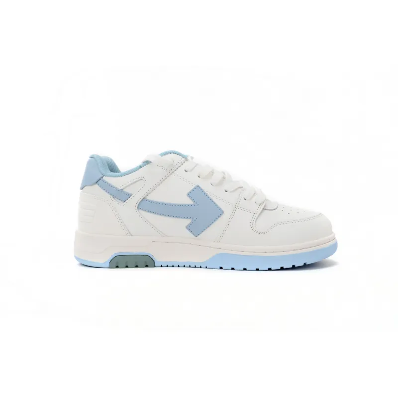 OFF-WHITE Out Of Office OOO 30 MM Low Tops White Light Blue OMIA189C99LEA0010145