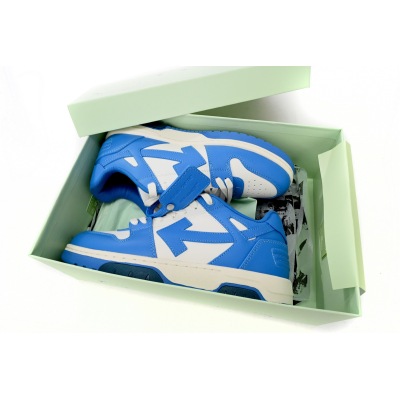 OFF-WHITE Out Of Office OOO Low Tops White Blue OMIA189F22LEA0014501 02