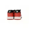OFF-WHITE Out Of Office OOO Low Tops Black White Red OMIA189S23LEA0012510