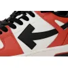 OFF-WHITE Out Of Office OOO Low Tops Black White Red OMIA189S23LEA0012510