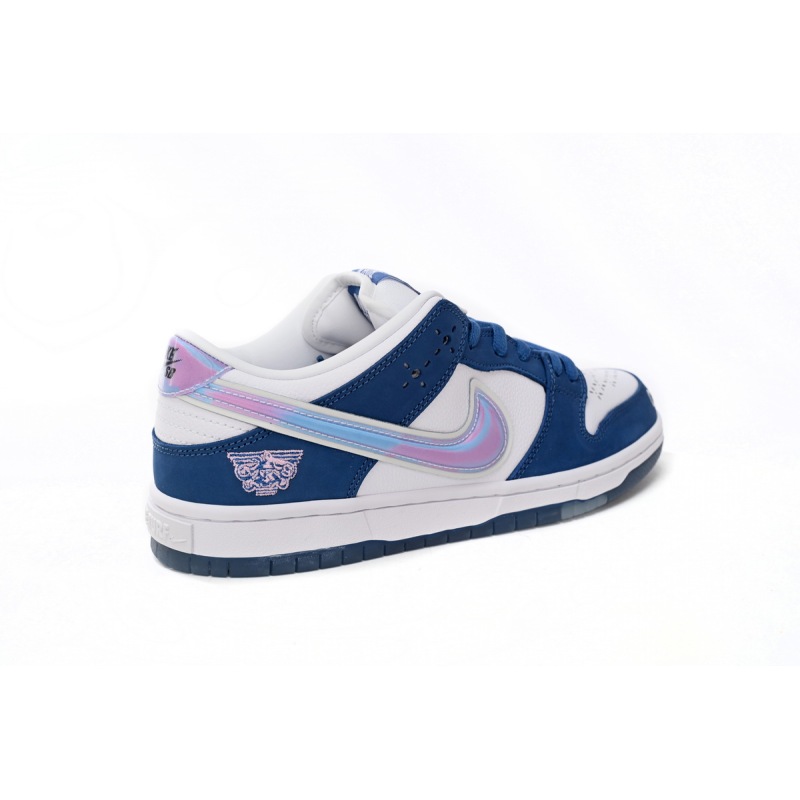 Born x Raised x Nike SB Dunk Low Blue White FN7819-400