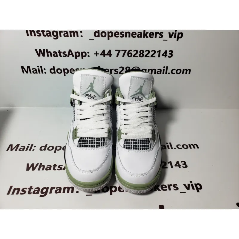 Cheap Air Jordan 4 “Seafoam” AQ9129-103