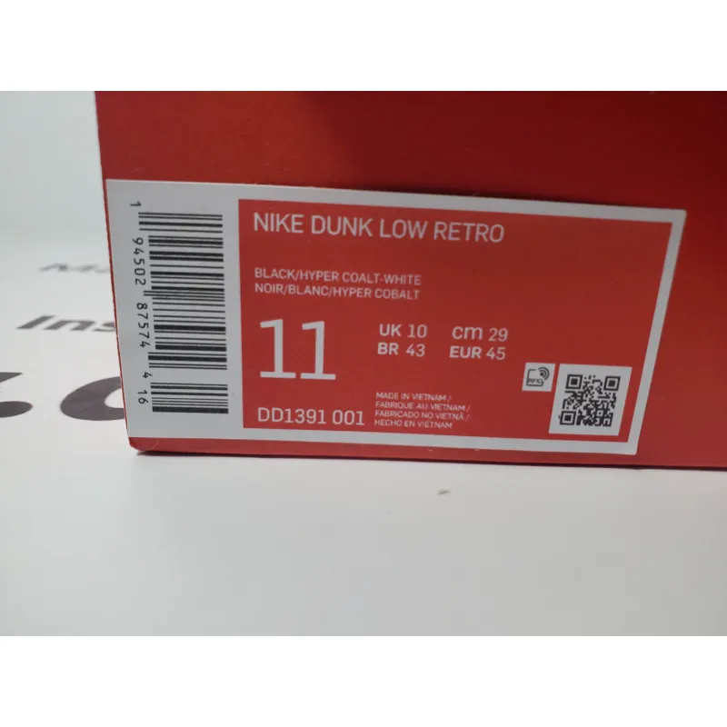 (OG)Nike Dunk Low Hyper Cobalt DD1391-001