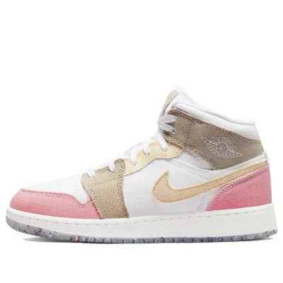Air Jordan 1 Mid SE Pastel Grind DJ0338-100 01