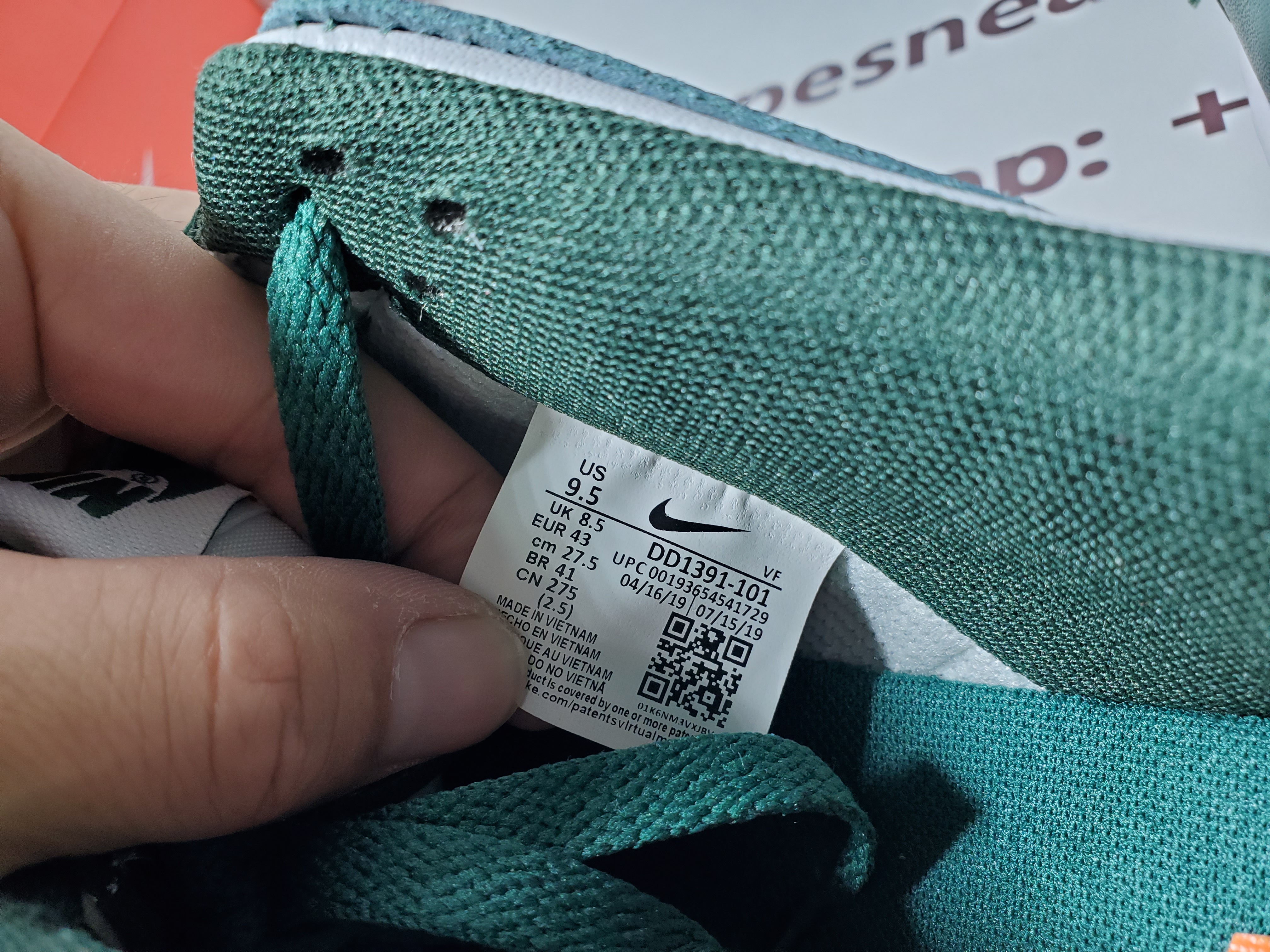 (OG) Nike Dunk Low Team Green DD1391-101