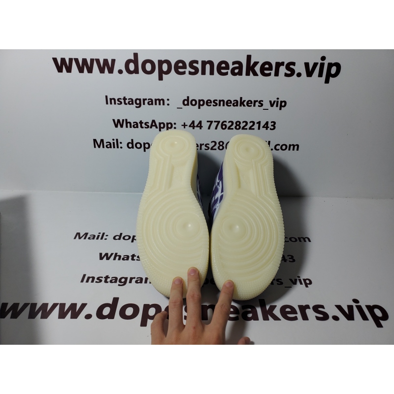 Nike Air Force 1 LOw O7 QS Purple Skeleton Halloween (2021)