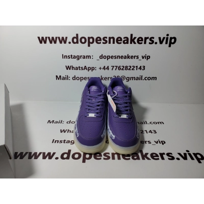 Nike Air Force 1 LOw O7 QS Purple Skeleton Halloween (2021) 02