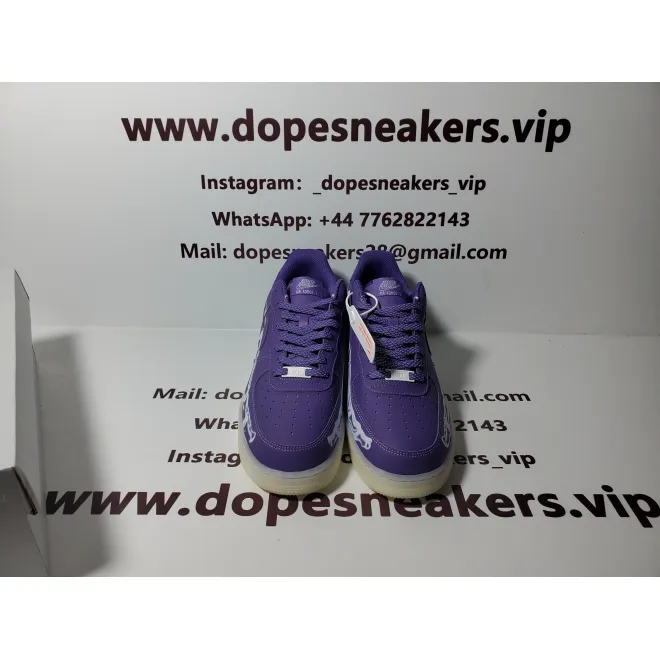 Nike Air Force 1 LOw O7 QS Purple Skeleton Halloween (2021)