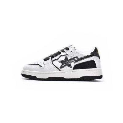 A Bathing Ape Bape SK8 Sta White Silver 001FWH801020_WHT_A 01