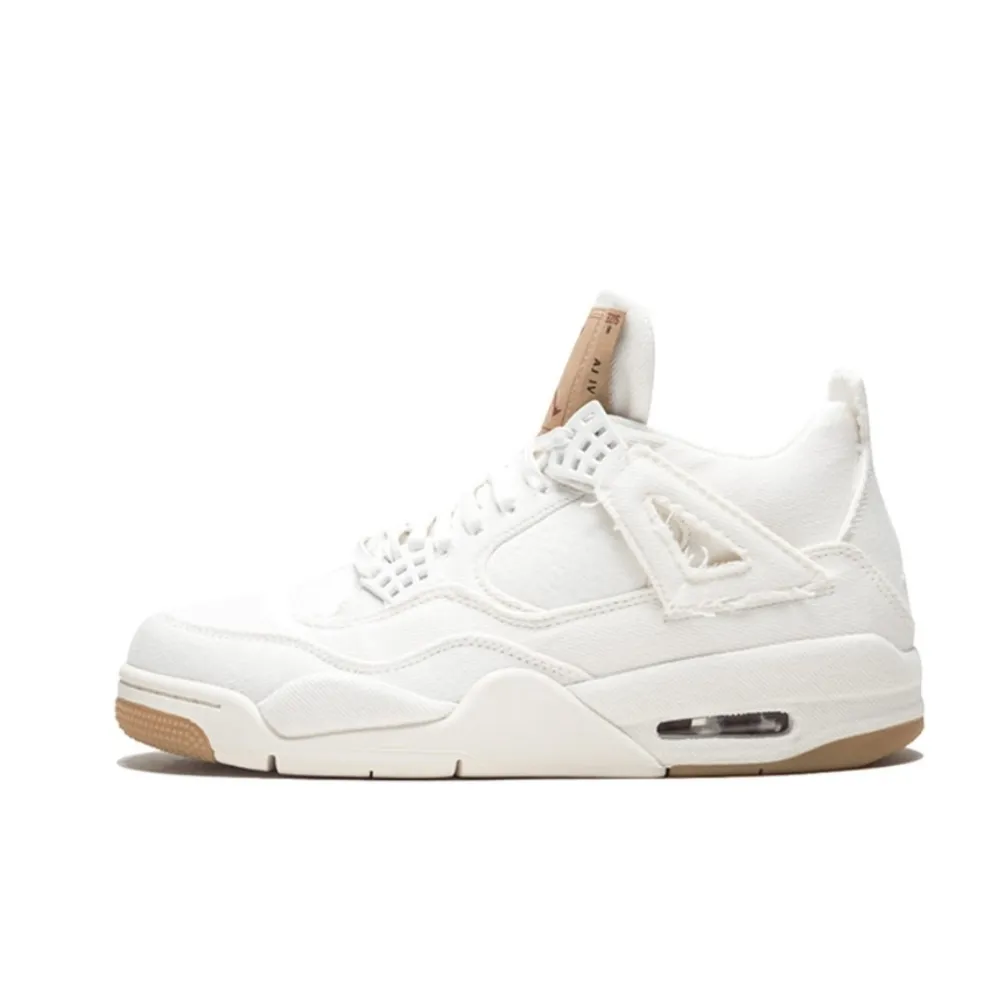 Air Jordan 4 Retro Levi's White (Levi's Tag)