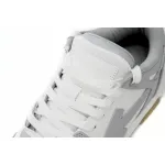 OFF-WHITE Out Of Office "OOO" Low Tops Grey White OMIA189 C99LEA00 40901