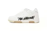 OFF-WHITE Out Of Office OOO Low Tops For Walking White Black OMIA189R21 LEA00 20101