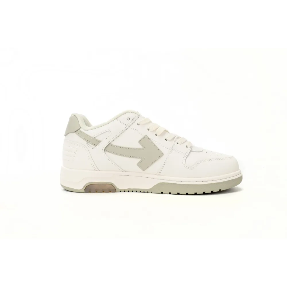 OFF-WHITE Out Of Office "OOO" Low Tops White Grey 2021 OMIA189F21LEA0010161
