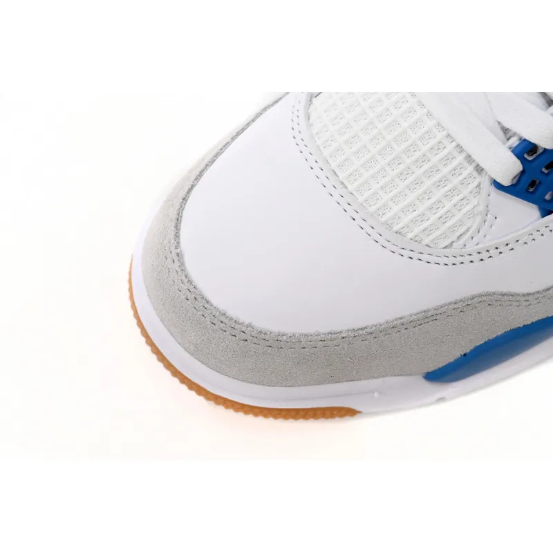 Nike SB x Air Jordan 4 White Blue DR5415-104 (Top Quality)