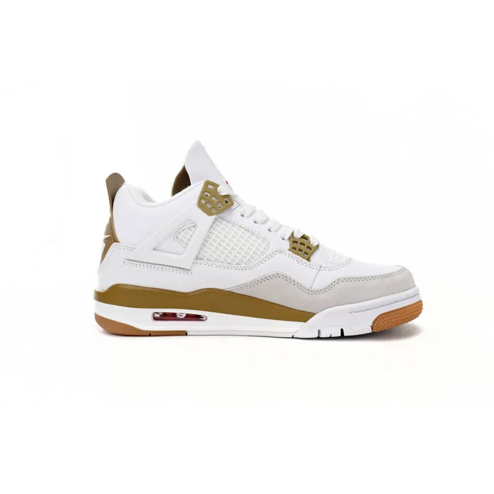 Nike SB x Air Jordan 4 White Brown DR5415-120 (Top Quality)