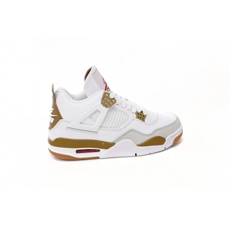 Nike SB x Air Jordan 4 White Brown DR5415-120 (Top Quality)