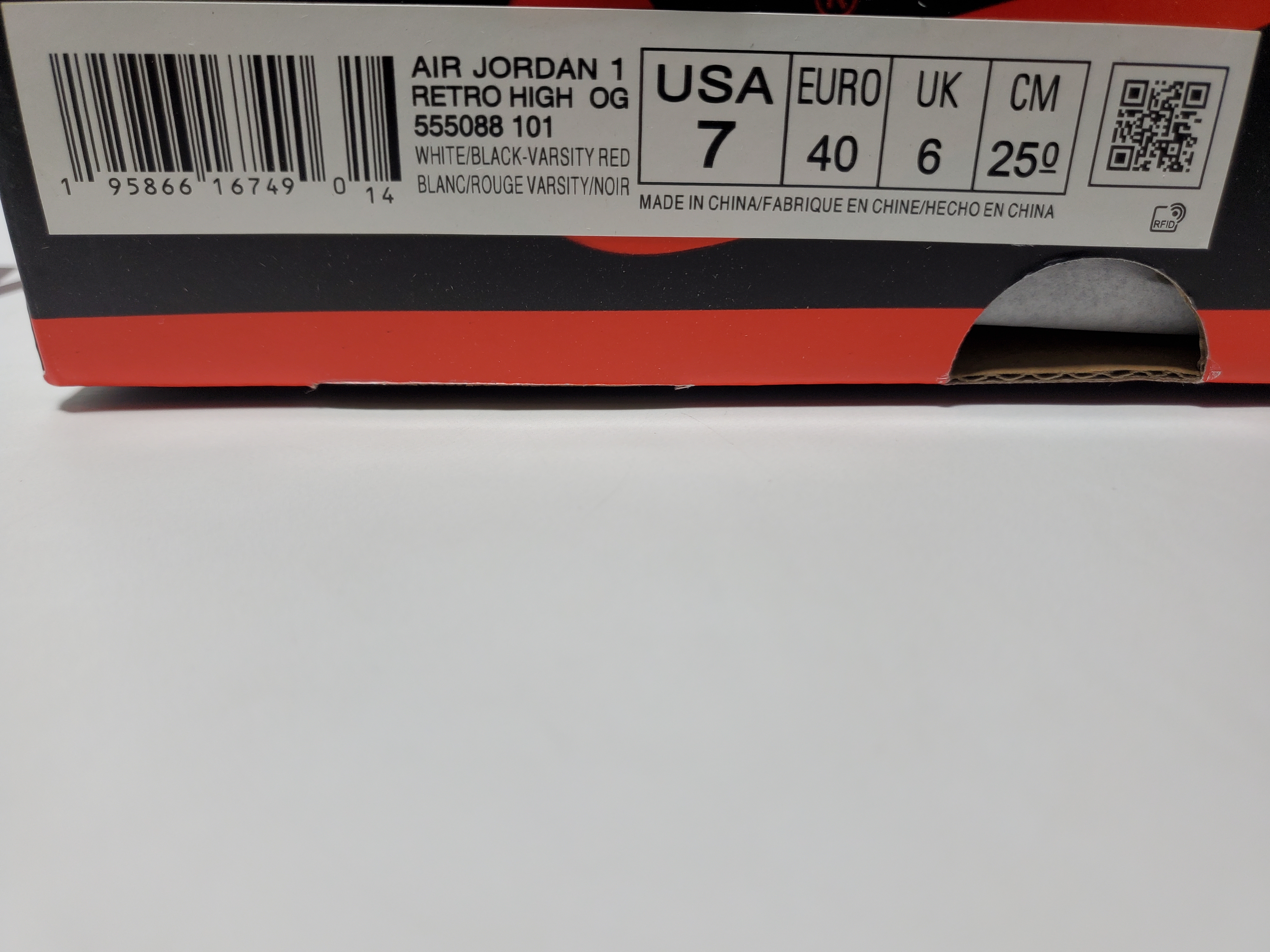 (OG)Air Jordan 1 High OG “Chicago 555088-101