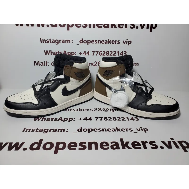 (OG)Air Jordan 1 Retro High OG Dark Mocha 555088-105