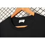 Celine SS22 Celine Logo letter print round neck short-sleeved T-shirt Black