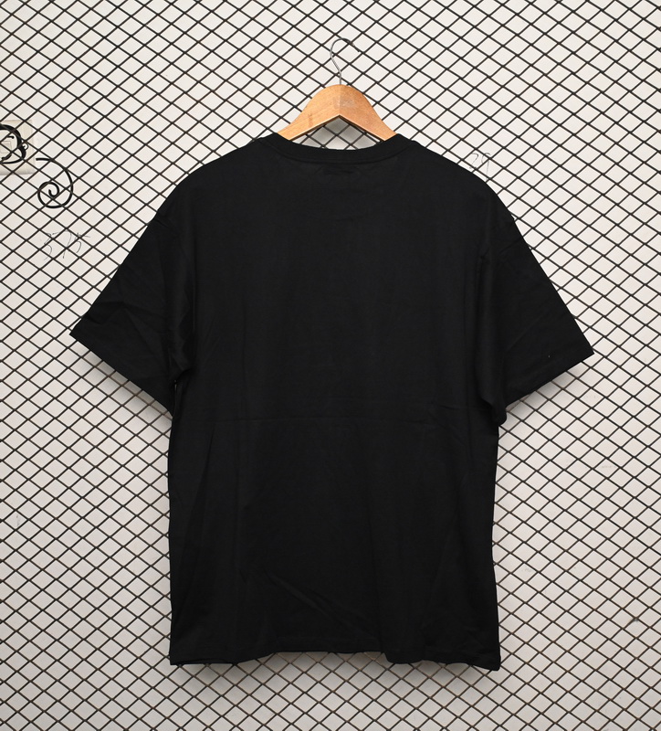 Celine SS22 Celine Logo letter print round neck short-sleeved T-shirt Black