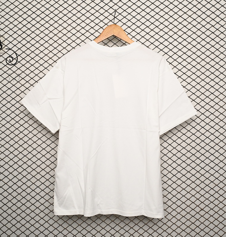 Celine SS22 Celine Logo letter print round neck short-sleeved T-shirt White