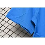 Burberry Letter Logo Print Loose Short Sleeve T-Shirt Blue