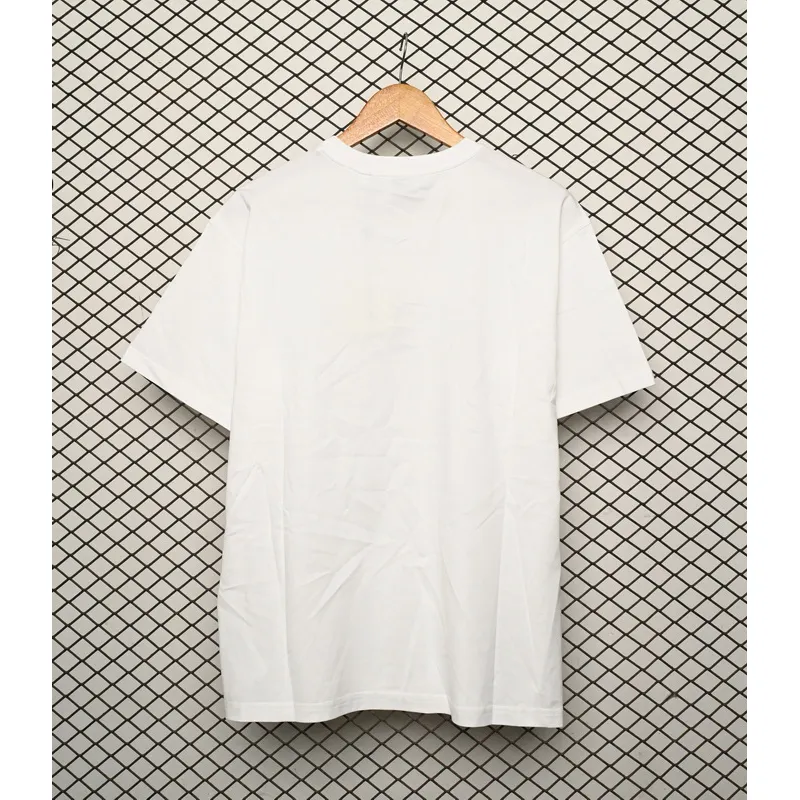 Burberry Letter Logo Print Loose Short Sleeve T-Shirt White