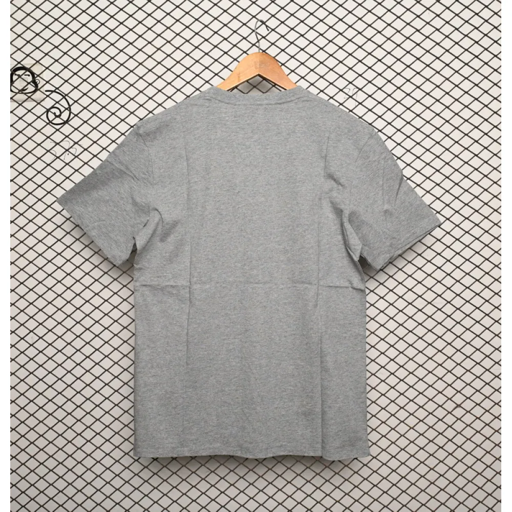 Loewe cartoon logo print round neck pullover short-sleeved T-shirt Grey