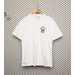 Loewe cartoon logo print round neck pullover short-sleeved T-shirt White