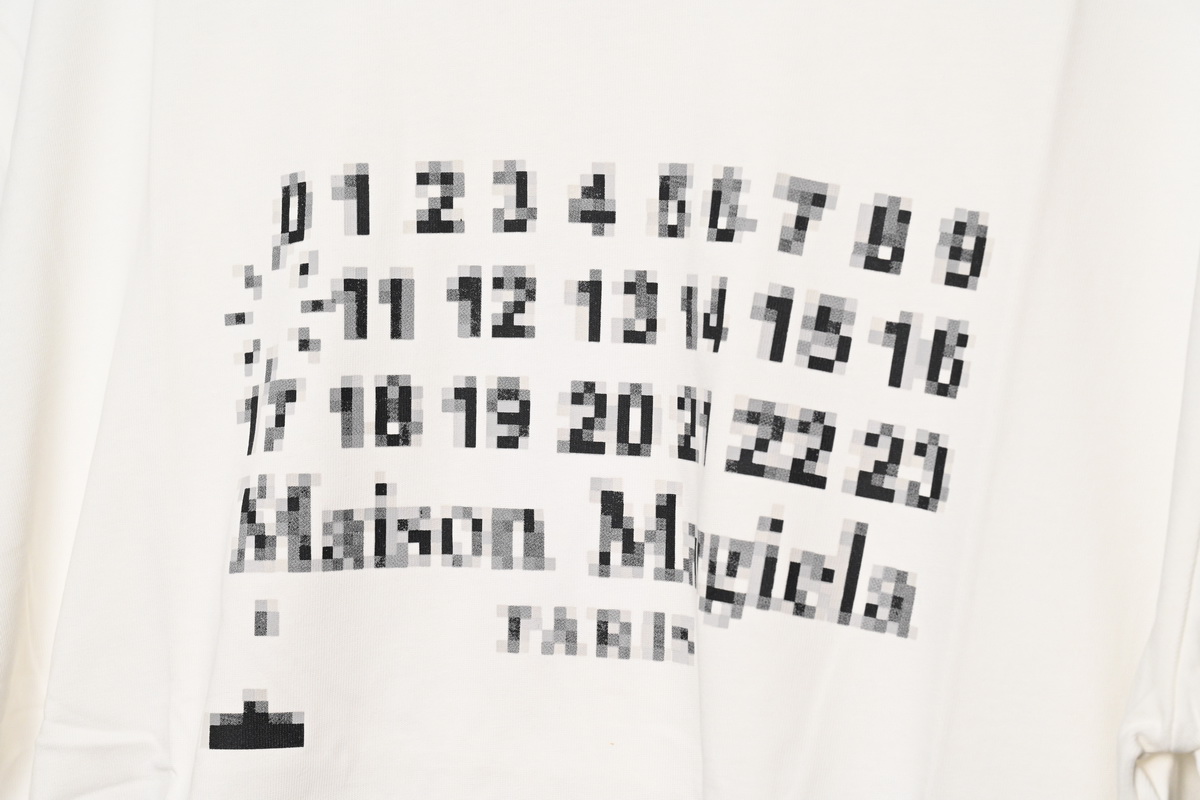 Mason Margiel letter logo print round neck pullover T-shirt