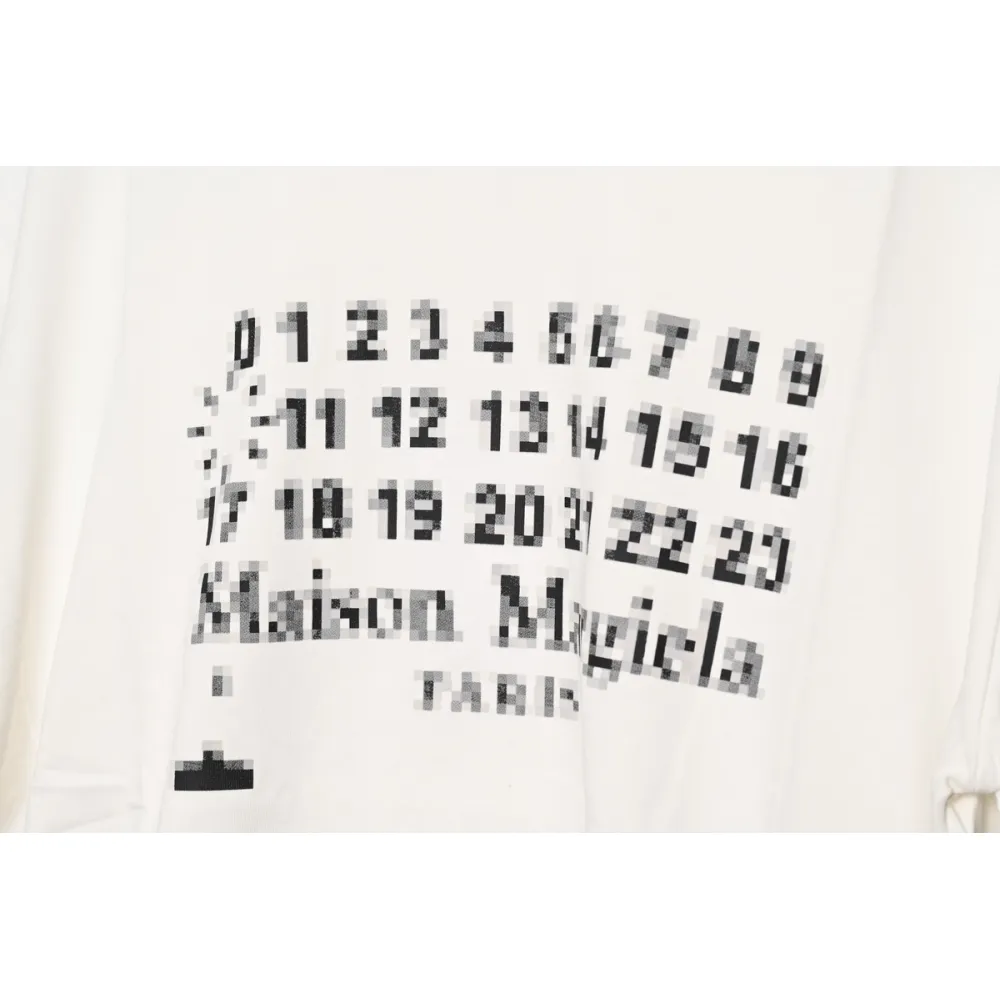 Mason Margiel letter logo print round neck pullover T-shirt